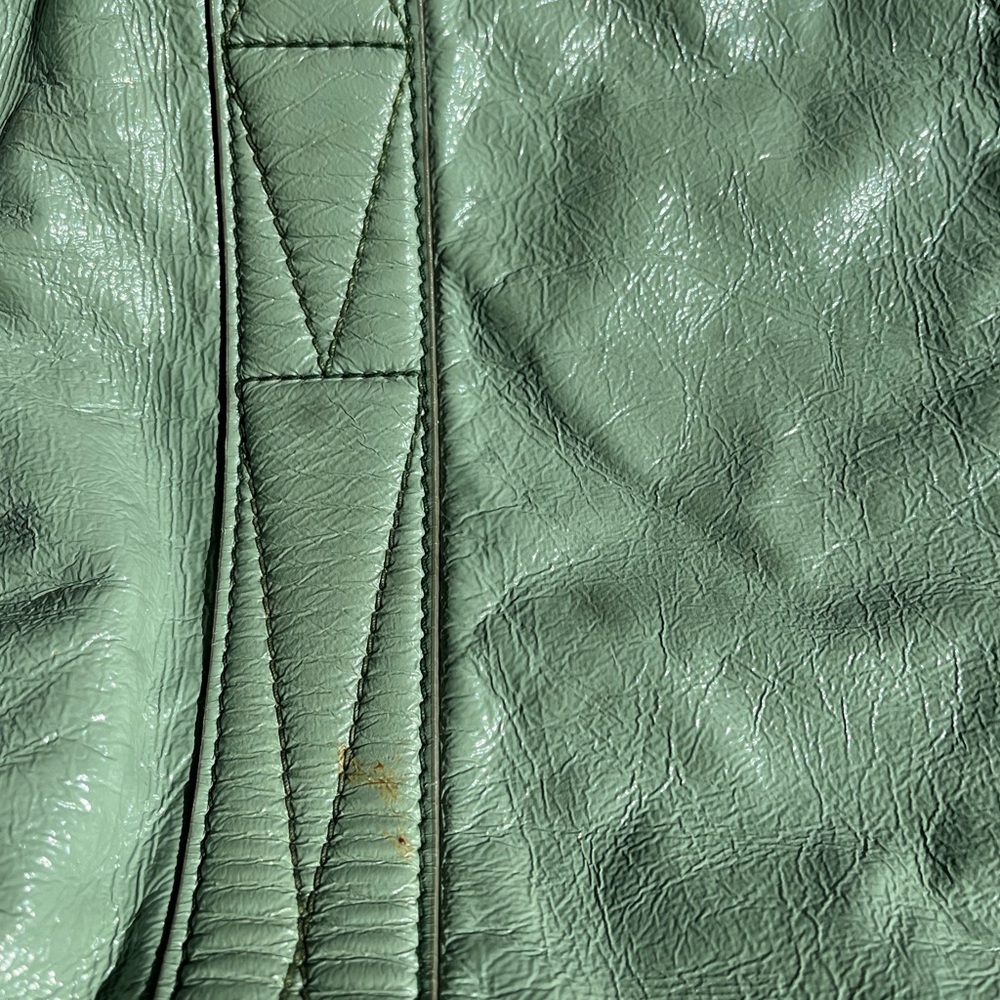 Miu Miu Seafoam Green Patent Tote Bag - Picture 4 of 8